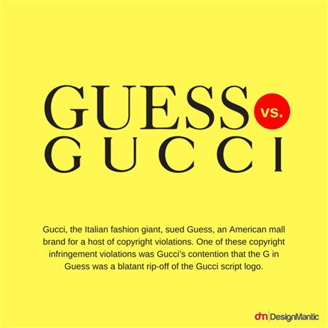 gucci copyright|gucci vs guess copyright case.